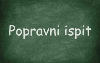 Raspored popravnih ispita iz predmeta Matematika i Kemija za učenike svih razreda